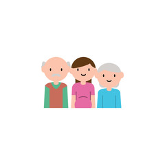 family, woman cartoon icon. Element of family cartoon icon for mobile concept and web apps. Detailed family, woman icon can be used for web and mobile