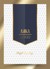 Luxury Premium Cover Menu Design Geometric