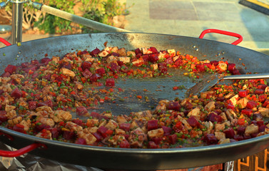 outdoor live cooking