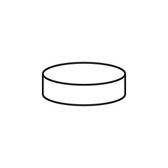 sport, puck icon. Element of wedding for mobile concept and web apps illustration. Thin line icon for website design and development, app development. Premium icon