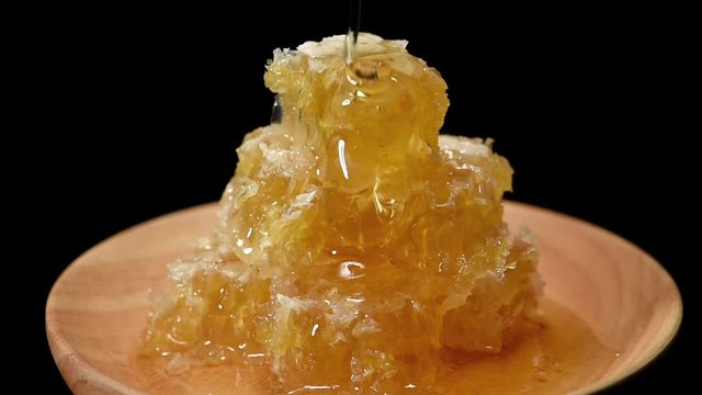 蜂蜜のクローズアップ