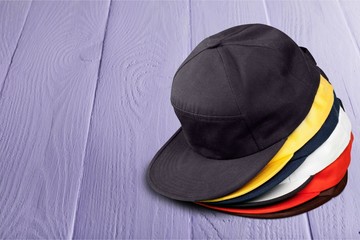 Baseball Caps objects on background