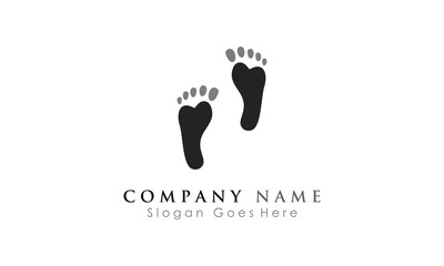 foot icon vector