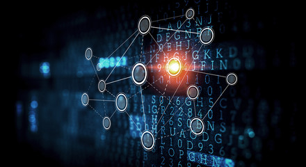 Social communication and networking. Mixed media