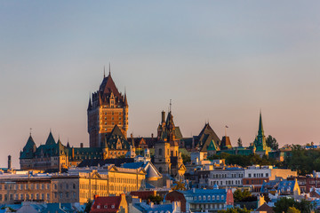 Fototapeta premium Quebec City in Evening Light