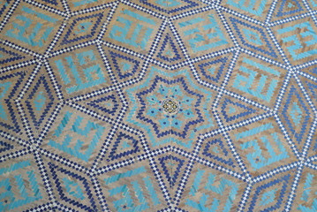 arabic inscription, mosaic, mosque, madrasah, ornament, asia, muslim