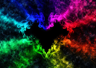 抽象的なハート