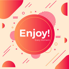 Abstract Flat Style Background
