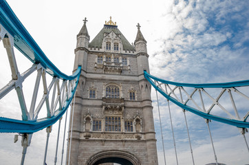 Fototapeta na wymiar Tower Bridge in London a beautiful day, London,United Kingdom.