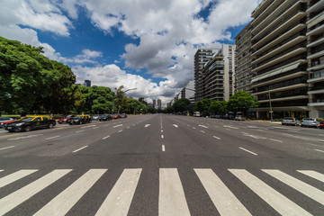 Traffic in Buenos Aires, Argentina