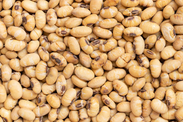 Roasted soy beans for background