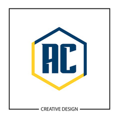 Initial Letter AC Logo Template Design Vector Illustration