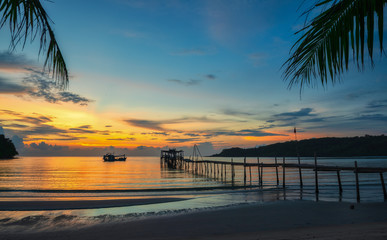 Fototapeta premium sunset on beach