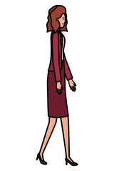 business woman avatar character
