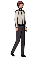 young business man avatar character