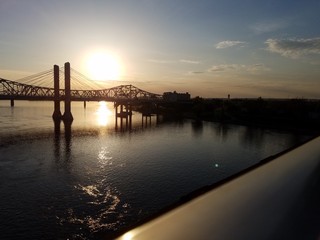 Fototapeta na wymiar Louisville bridges