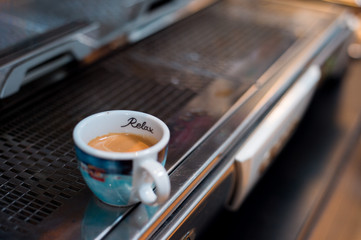 lazy day and black coffee in thailand cafe