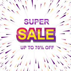 Sale posters vector. special offer shopping illustration