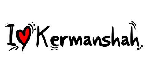 Kermanshah city of Iran love message