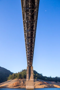 View from underneath a bridge