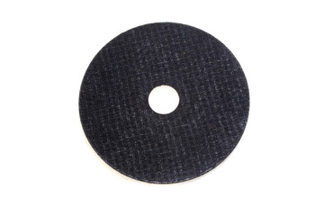 emery circle isolated on white background