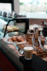 lazy day and black coffee in thailand cafe