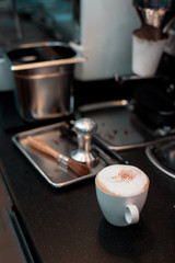 lazy day and black coffee in thailand cafe