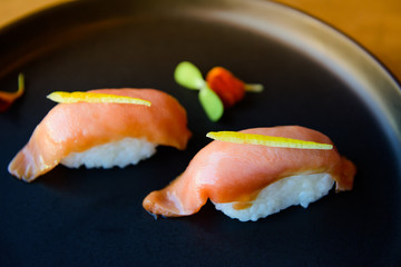 Sushi ready for party, event, meeting, Celebration.