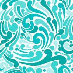 Abstract swirl seamless pattern for your design