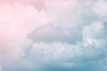 Fantasy and vintage dynamic cloud and sky with grunge texture for background Abstract,postcard nature art style,soft and blur focus.
