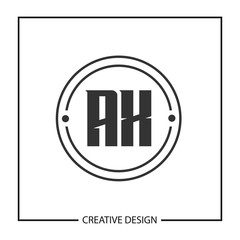 Initial Letter AX Logo Template Design Vector Illustration