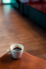 lazy day and black coffee in thailand cafe