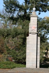 Sowjetdenkmal für gefallene Soldaten der Roten Armee im 2.Weltkrieg