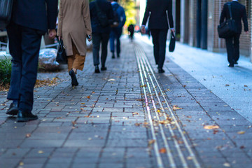 秋　寂しい　帰り道