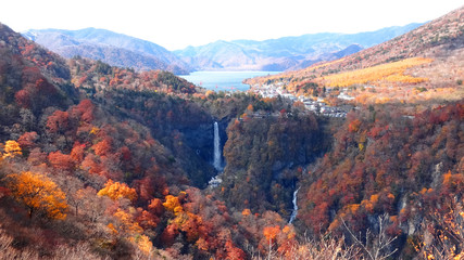 明智平展望台からの眺望（栃木県・日光市）