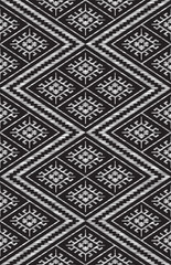 ethnic fabric geometric seamless pattern vector background