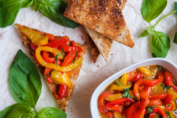 vegetarian bruschetta