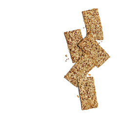 Rye flatbread crackers
