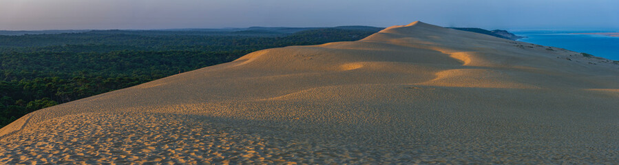 Dune of Pilate, France. the largest sandy desert in Europe