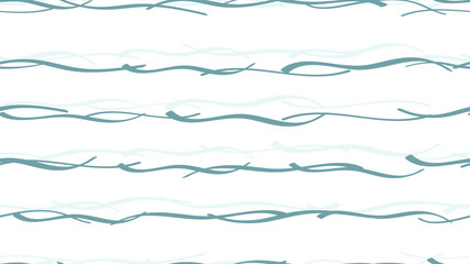 Easy pattern from smooth wavy color lines The idea of a beautiful design of packaging, tiles, textiles, wallpapers, covers, cards, corporate identity Light calligraphic waves