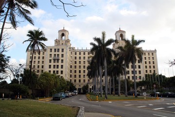 Fototapeta na wymiar Hotel Nacional de Cuba, en la Habana.