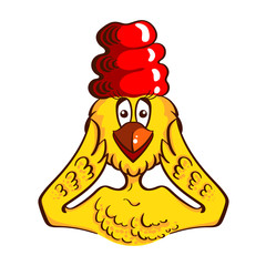 Surprised Woman Chicken