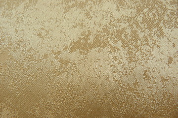 Fototapeta na wymiar golden damask close-up silk textured canvas for decoration background