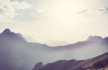 Obraz premium Fann mountains