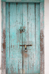 Vintage wooden door.