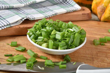 Chopped green onions