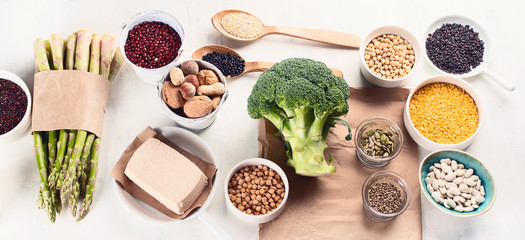 Vegan protein sources.