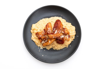 risotto with crispy bacon