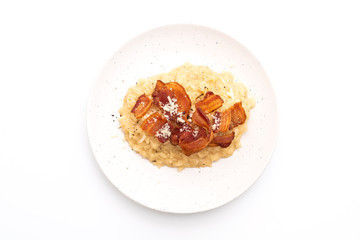 risotto with crispy bacon