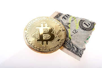 Gold coin Bitcoin